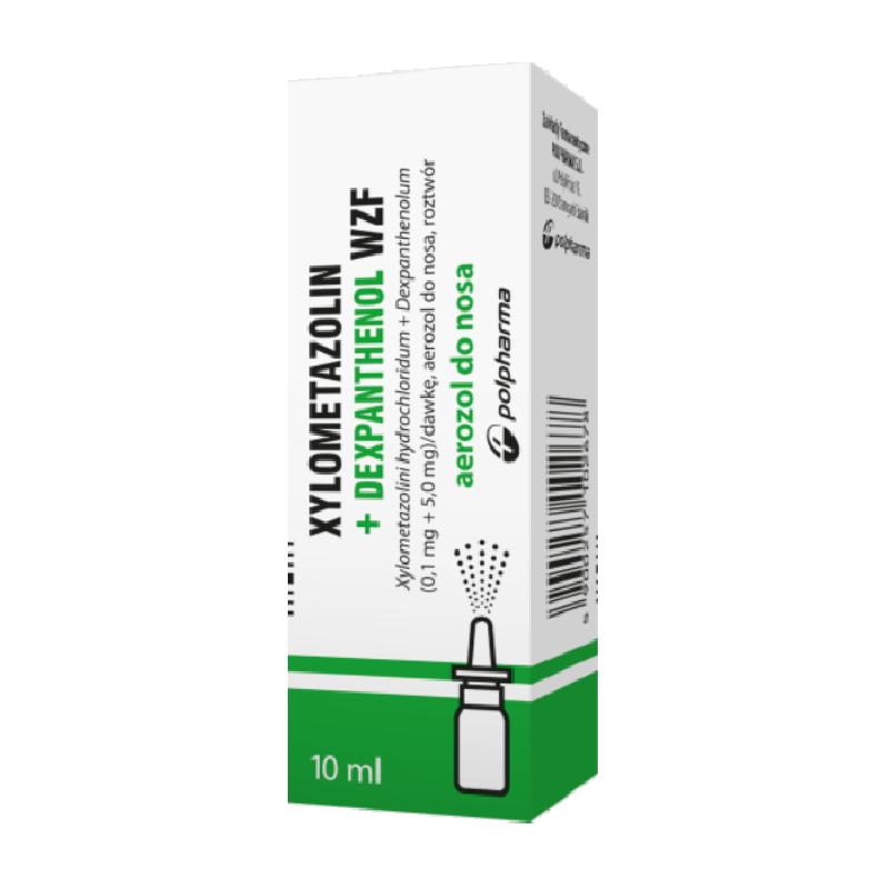 Xylometazolin + Dexpanthenol WZF aerozol do nosa, 10 ml