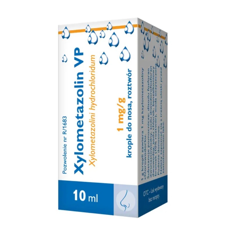 Xylometazolin VP 0,1% krople do nosa, 10 ml