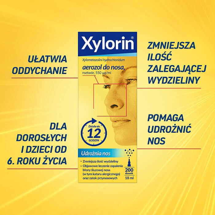 Xylorin aerozol do nosa 18 ml