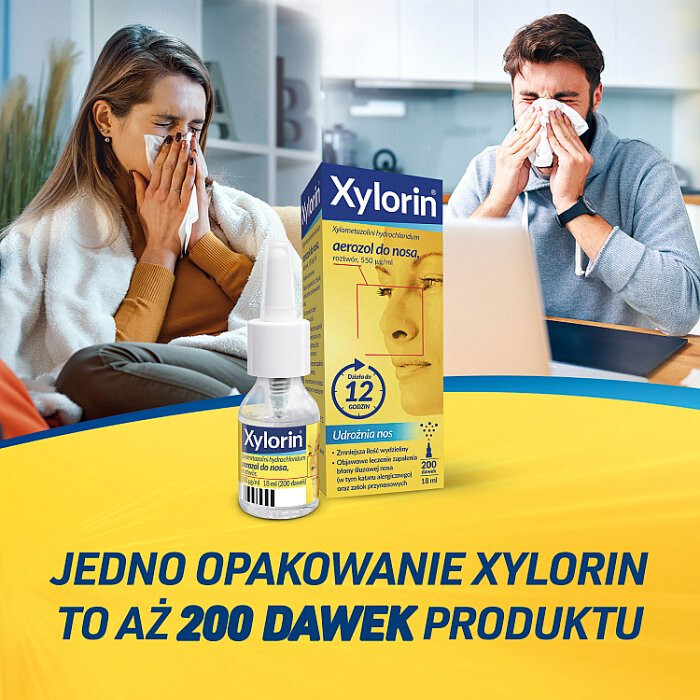 Xylorin aerozol do nosa 18 ml