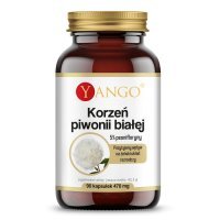 Yango Korzeń piwonii białej w kapsułkach, 90 szt.