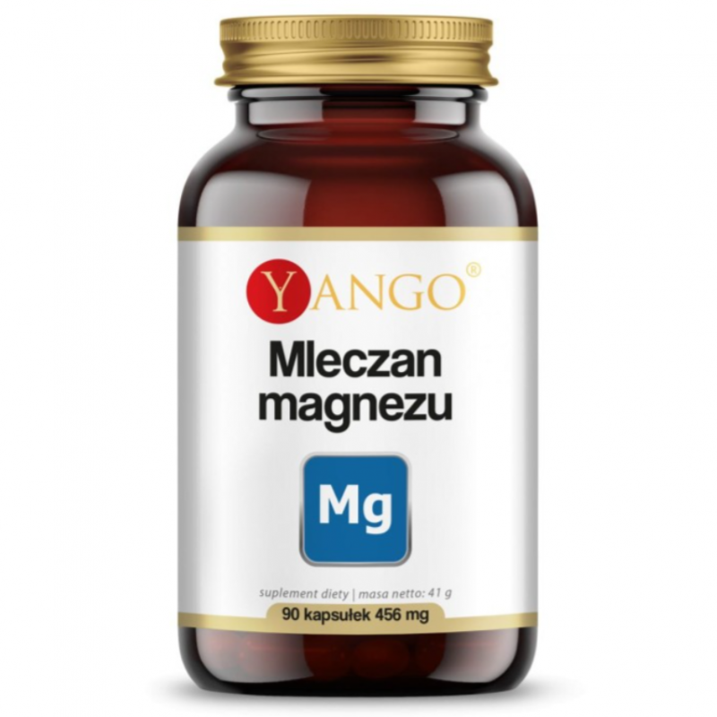 Yango Mleczan magnezu kapsułki, 90 szt.