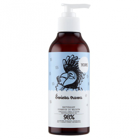 YOPE Świeża trawa Szampon do włosów 300 ml