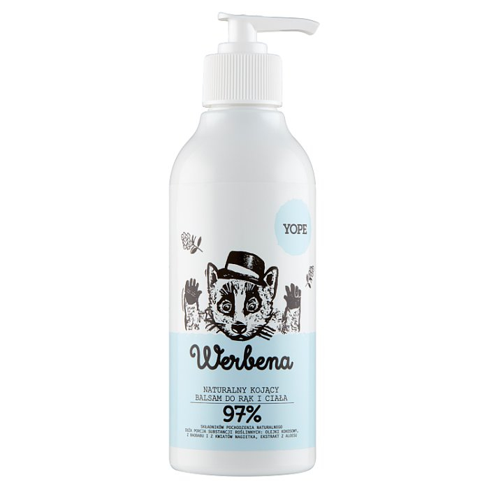 Yope Werbena naturalny kojący balsam do rąk i ciała, 300 ml