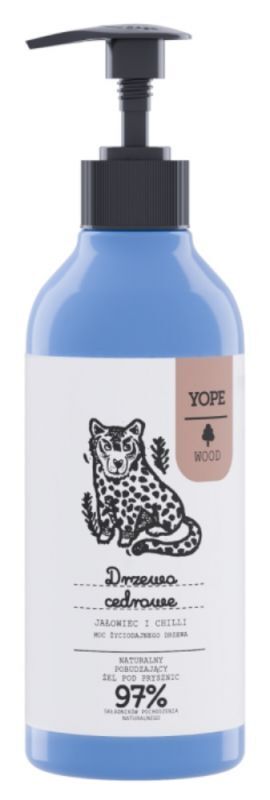 Yope Żel pod prysznic Drzewo cedrowe, 400 ml