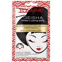Yoskine Geisha maska z czarną perłą na tkaninie, 20 ml
