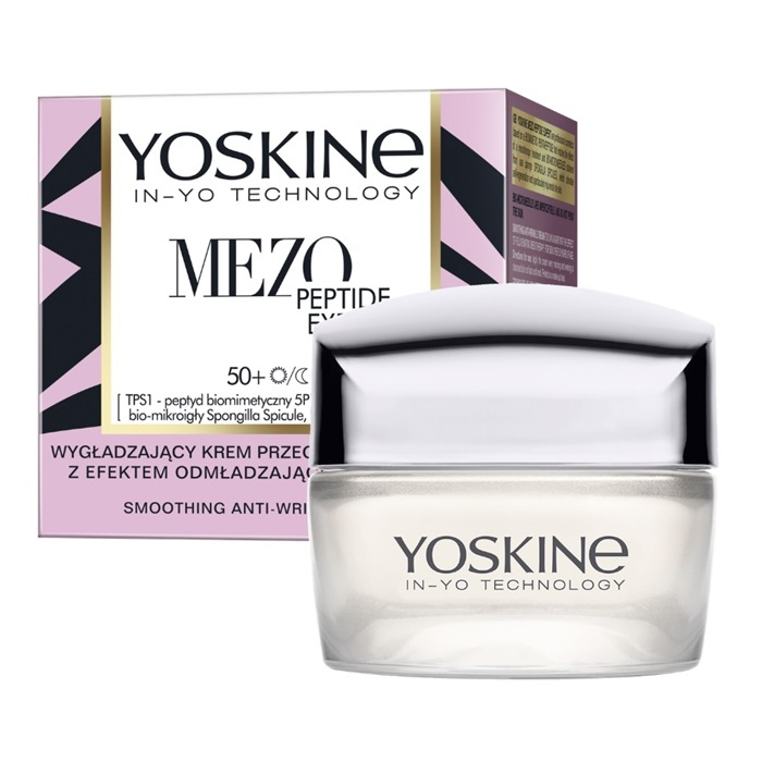 Yoskine Mezo Peptide krem 50+ wygładzający krem przeciwzmarszczkowy, 50 ml