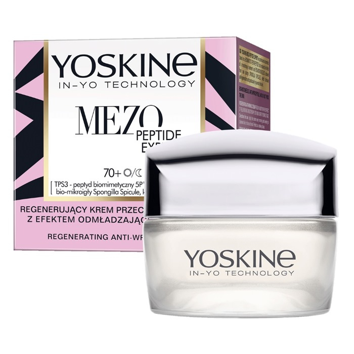 Yoskine Mezo Peptide krem 70+ regenerujący krem przeciwzmarszczkowy, 50 ml