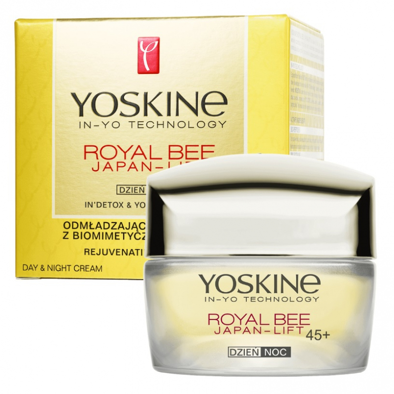 Yoskine Royal Bee Japan Lift krem do twarzy na dzień i noc 45+, 50 ml