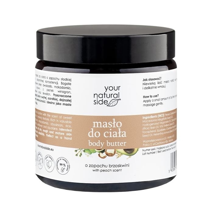 Your Natural Side Masło do ciała o zapachu brzoskwini 100 ml