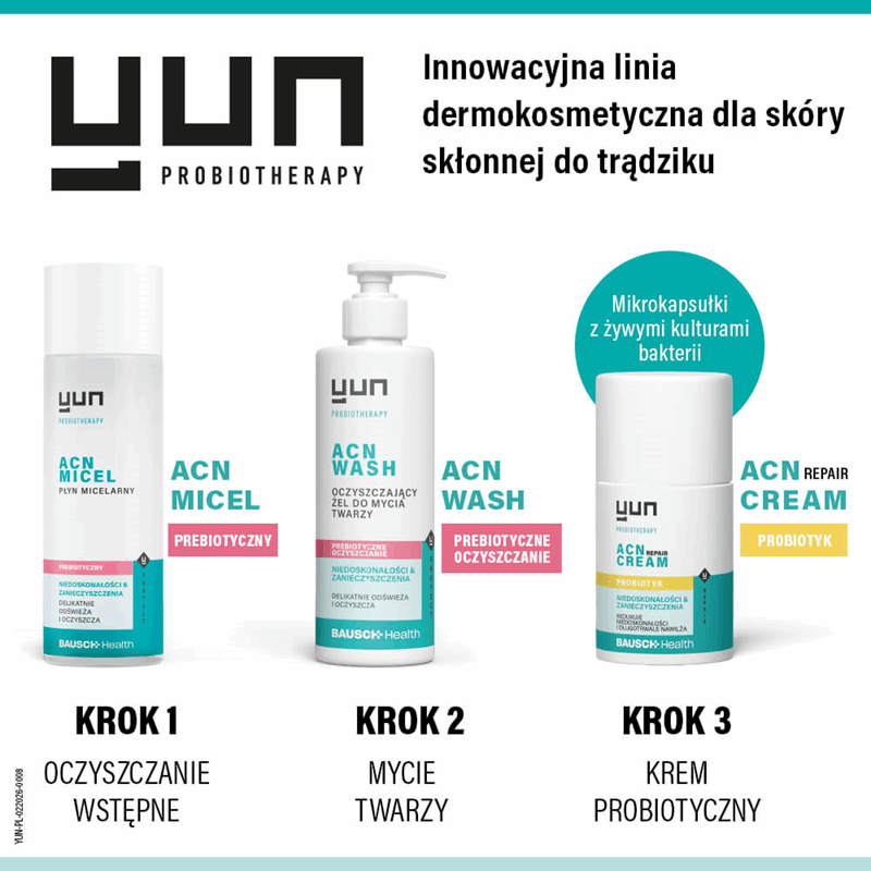 Yun ACN Repair Cream krem probiotyczny do twarzy, 50 ml