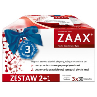 Zaax kapsułki wspomagające krążenie, 30 szt. x 3 opakowania