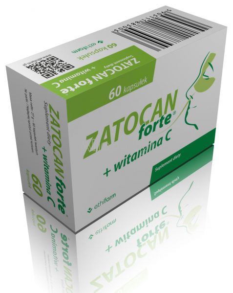 Zatocan Forte + witamina C 60 kaps.