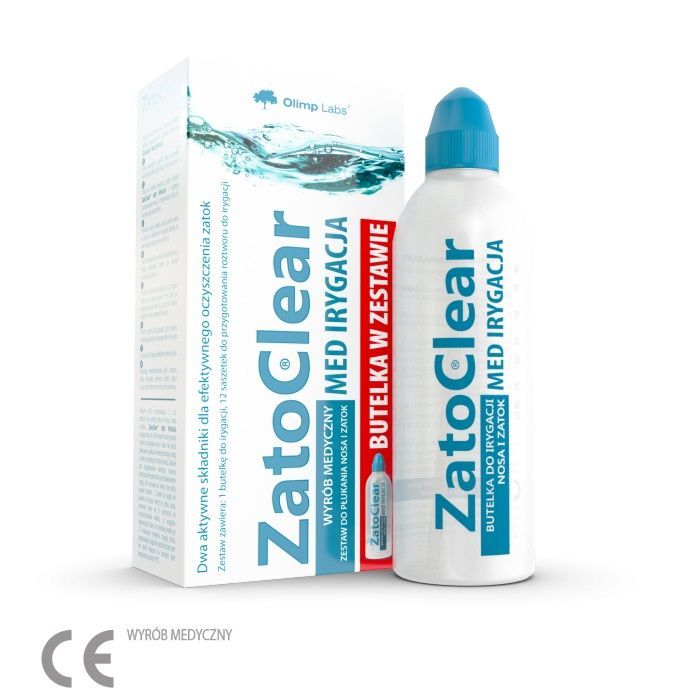 ZatoClear med Irygacja zestaw (butelka + 12 saszetek)