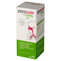 Zatogrip Baby 1+ syrop dla dzieci o smaku malinowym, 120 ml