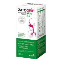 Zatogrip Kids 3+ syrop 2 x 120 ml zestaw!