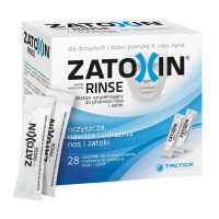 Zatoxin Rinse Zestaw uzupełniający do płukania nosa i zatok saszetki, 28 szt.