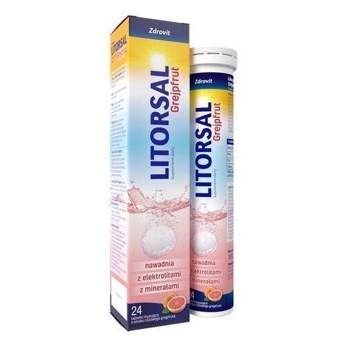 ZDROVIT Litorsal Grejpfrut 24 tabletki musujące - elektrolity