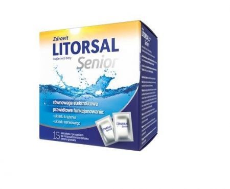 ZDROVIT Litorsal Senior 15 saszetek z proszkiem do sporządzenia roztworu