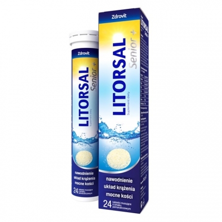 ZDROVIT Litorsal Senior+ 24 tabletki musujące