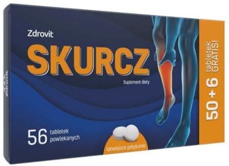 ZDROVIT Skurcz 50 tabletek +6 tabletek gratis