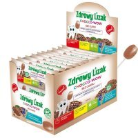Zdrowy Lizak Mniam-Mniam Chocco-Wow 40 sztuk