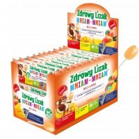 Zdrowy Lizak Mniam-Mniam z Witaminą C i D o smaku mango, 40 szt.