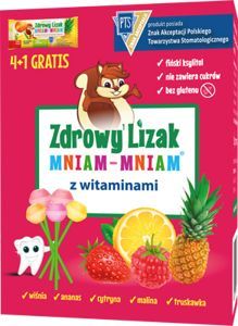 Zdrowy Lizak Mniam-Mniam lizaki, 5 szt.