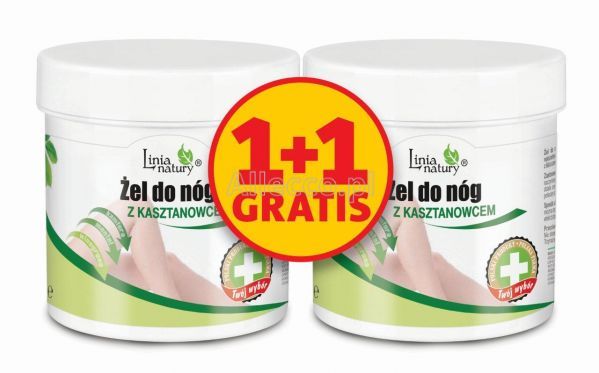 Żel do nóg z kasztanowcem, 2 x 250 ml