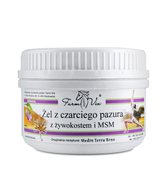 Żel z czarciego pazura z żywokostem i MSM, 350 g