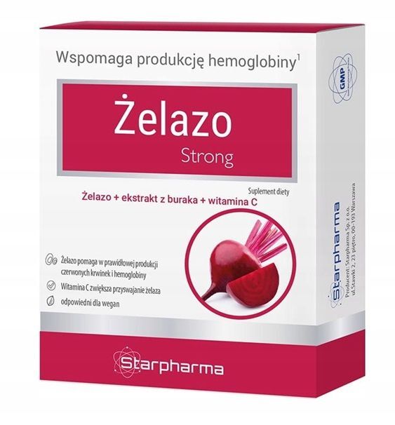 Żelazo Strong kapsułki, 30 szt.