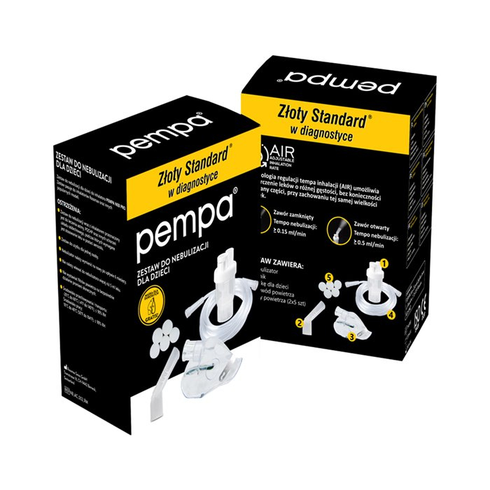 Zestaw akcesoriów do inhalatora Pempa NEB200, 1 szt.
