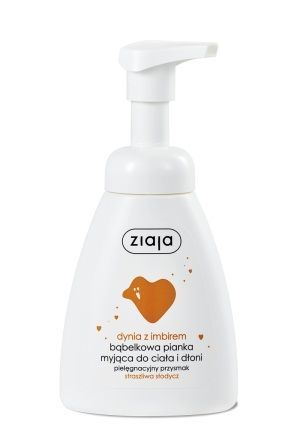ZIAJA Dynia z imbirem pianka myjąca 250 ml