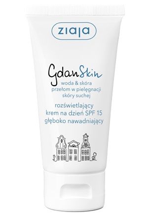 Ziaja GdanSkin krem na dzień SPF15 rozświetlający, 50 ml