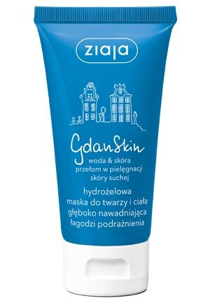 Ziaja GdanSkin Maska Hydrożelowa do twarzy i ciała, 50 ml