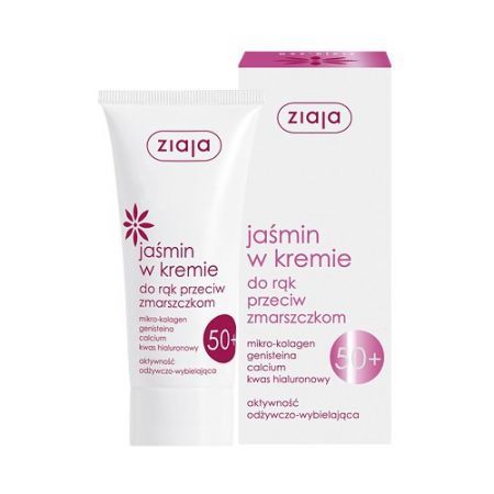 ZIAJA JAŚMIN 50+ Krem do rąk przeciw zmarszczkom 50 ml