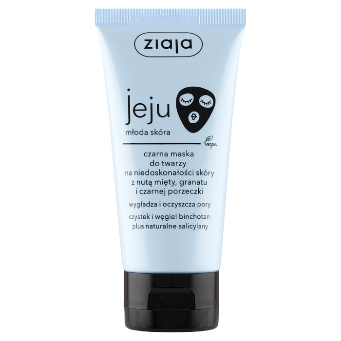 Ziaja Jeju Czarna Maska do Twarzy, 50 ml