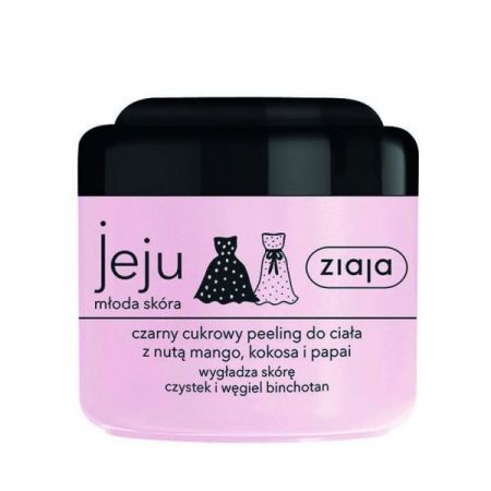 ZIAJA JEJU Czarny cukrowy peeling do ciała 200 ml