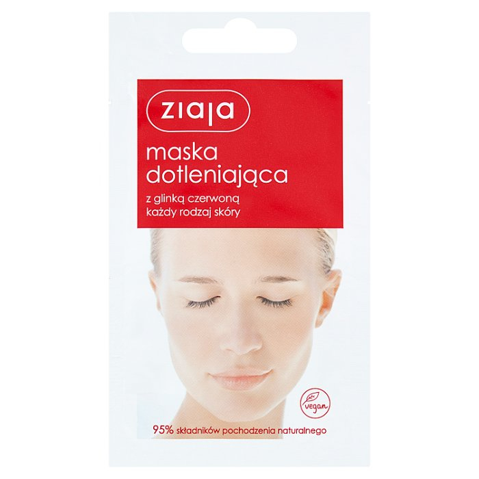 Ziaja maska dotleniająca glinka czerwona, 7 ml