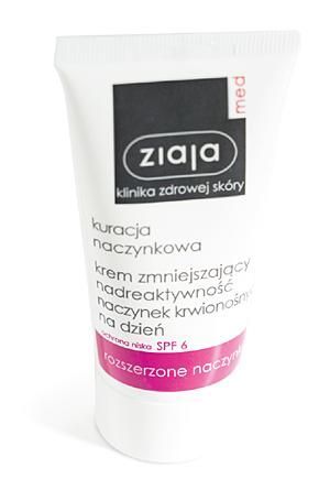 ZIAJA MED NACZYNKOWA Krem zmniejszający nadreaktywność naczynek krwionośnych na dzień 50 ml