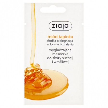 ZIAJA miód, tapioka Maseczka do skóry wrażliwej 7 ml