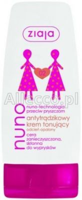 ZIAJA NUNO Krem antytrądzikowy tonujący odcień 02 - opalony  60 ml
