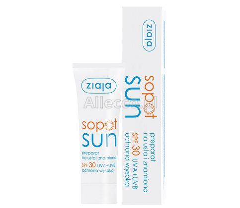 Ziaja Sopot Sun preparat na usta i znamiona, 15 ml