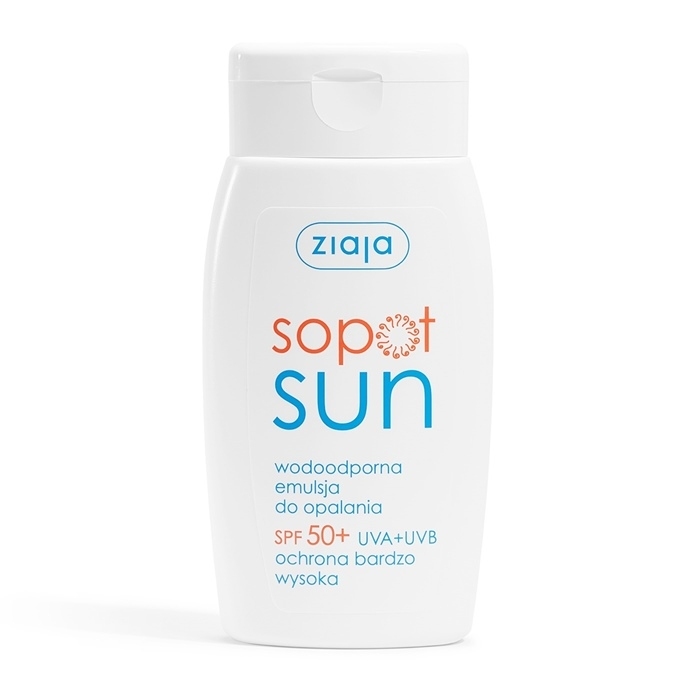 Ziaja Sopot Sun wodoodporna emulsja do opalania SPF 50+, 125 ml
