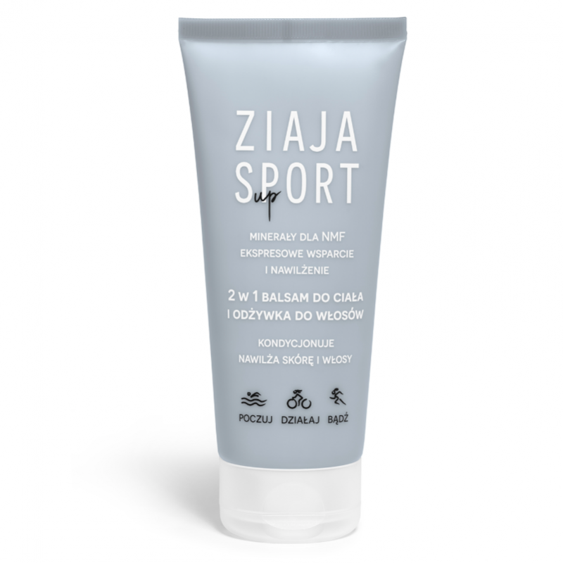 Ziaja Sport 2w1 Balsam do ciała i odżywka do włosów, 200 ml
