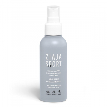 Ziaja Sport Aqua-tonik do ciała i twarzy, 120 ml