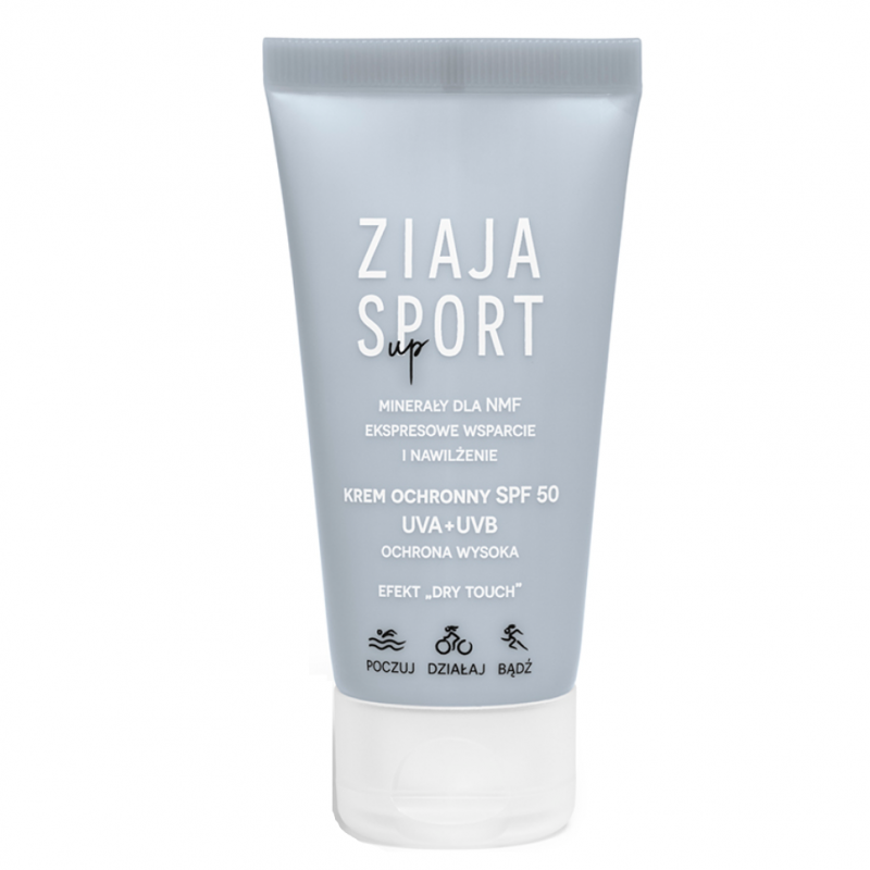Ziaja Sport krem ochronny SPF 50 UVA+UVB, 50 ml