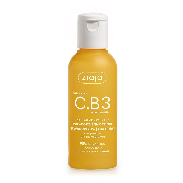 ZIAJA Wit.C.B3 Nie-codzienny tonik kwasowy 1% (AHA+PHA) 120 ml