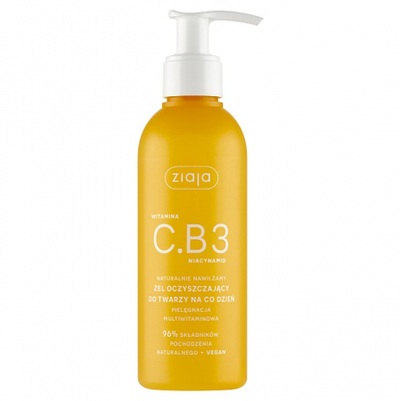 ZIAJA Wit.C.B3 Żel oczyszczający do twarzy 190 ml