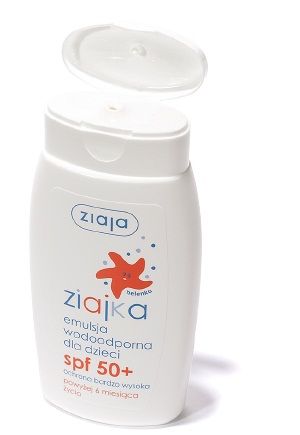 ZIAJA ZIAJKA Emulsja do opalania wodoodporna SPF 50+ 125 ml